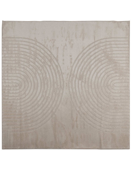 Tappeti per area Quadrato HUARTE Beige 240 x 240 cm Poliestere