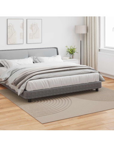 Tappeti per area Quadrato HUARTE Beige 240 x 240 cm Poliestere