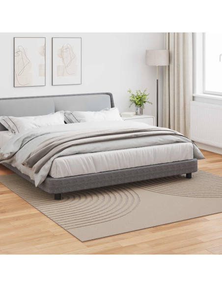 Tappeti per area Quadrato HUARTE Beige 240 x 240 cm Poliestere