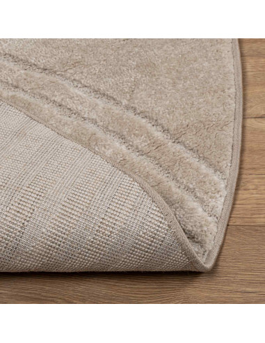 Tappeti per area Rotondo HUARTE Beige Ø 120 CM Poliestere