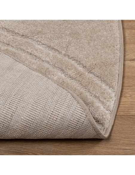 Tappeti per area Rotondo HUARTE Beige Ø 120 CM Poliestere