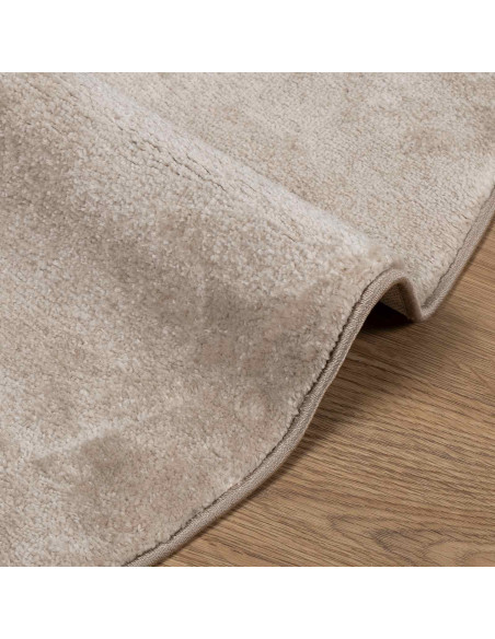 Tappeti per area Rotondo HUARTE Beige Ø 120 CM Poliestere