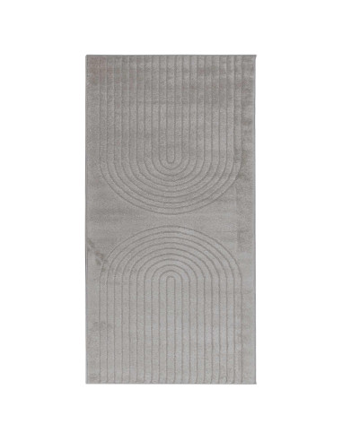 Tappeti per area HUARTE Grigio 150 x 80 cm Poliestere