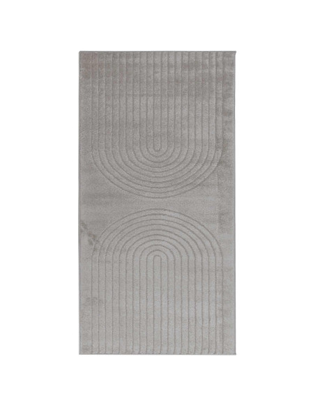 Tappeti per area HUARTE Grigio 150 x 80 cm Poliestere