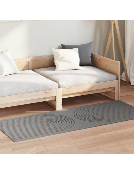 Tappeti per area HUARTE Grigio 200 x 80 cm Poliestere