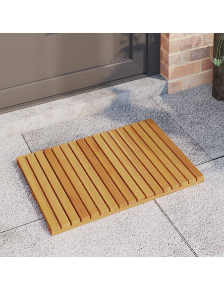 Tappeto da bagno Tinta unita Marrone 60 x 40 cm legno