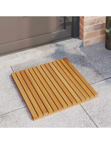 Tappeto da bagno Tinta unita Marrone 50 x 50 cm legno