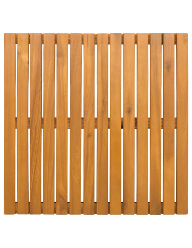 Tappeto da bagno Tinta unita Marrone 50 x 50 cm legno