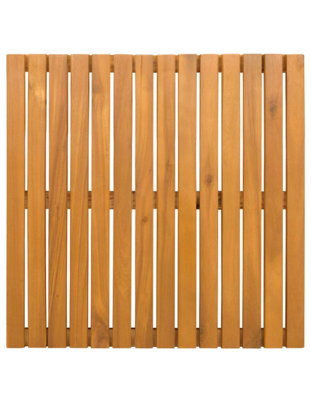 Tappeto da bagno Tinta unita Marrone 50 x 50 cm legno