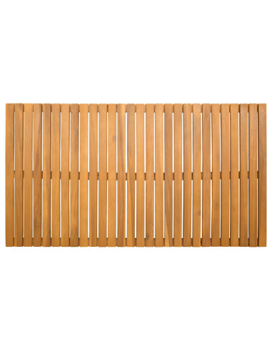 Tappeto da bagno Tinta unita Marrone 100 x 55 cm legno