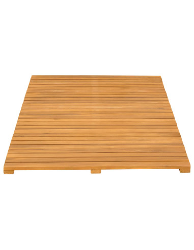 Tappeto da bagno Tinta unita Marrone 100 x 55 cm legno