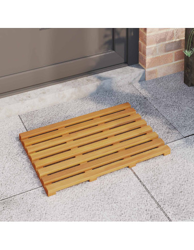 Tappeto da bagno Tinta unita Marrone 100 x 53 cm legno