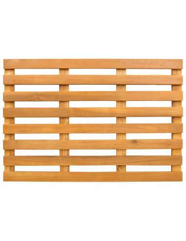 Tappeto da bagno Tinta unita Marrone 100 x 53 cm legno