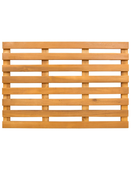 Tappeto da bagno Tinta unita Marrone 100 x 53 cm legno