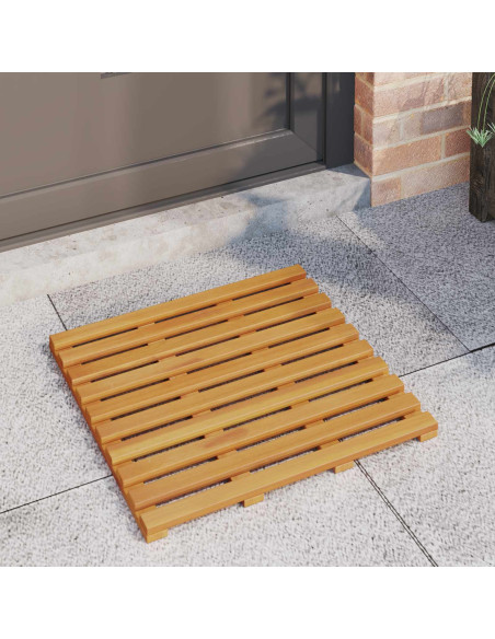 Tappeto da bagno Tinta unita Marrone 100 x 53 cm legno