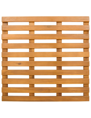 Tappeto da bagno Tinta unita Marrone 100 x 53 cm legno