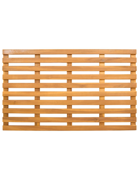 Tappeto da bagno Tinta unita Marrone 100 x 53 cm legno