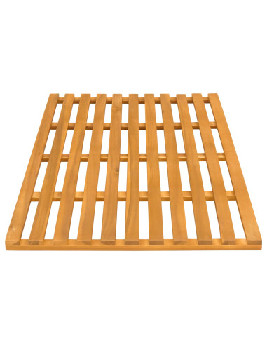 Tappeto da bagno Tinta unita Marrone 100 x 53 cm legno