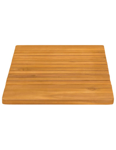 Tappeto da bagno Tinta unita Marrone 59 x 40 cm legno