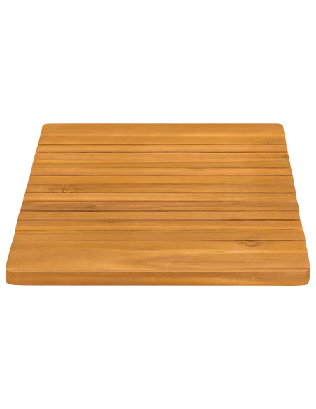 Tappeto da bagno Tinta unita Marrone 59 x 40 cm legno