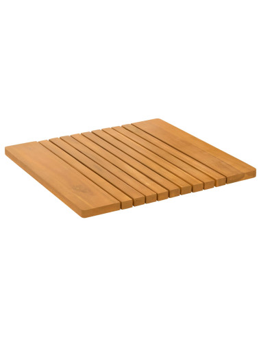 Tappeto da bagno Tinta unita Marrone 59 x 40 cm legno