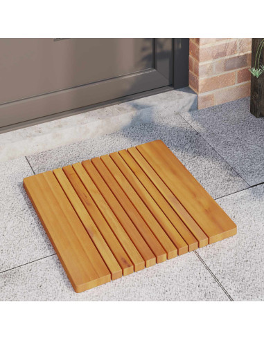 Tappeto da bagno Tinta unita Marrone 59 x 40 cm legno