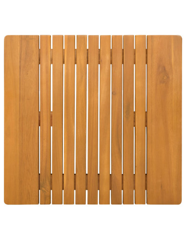 Tappeto da bagno Tinta unita Marrone 59 x 40 cm legno