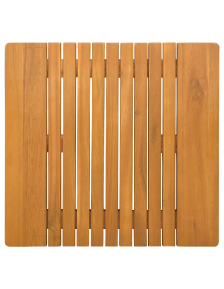 Tappeto da bagno Tinta unita Marrone 59 x 40 cm legno