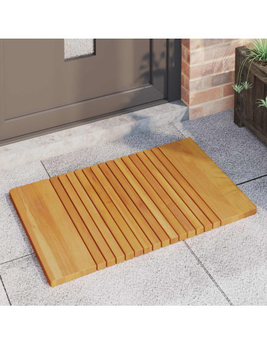 Tappeto da bagno Tinta unita Marrone 59 x 40 cm legno