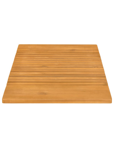 Tappeto da bagno Tinta unita Marrone 59 x 40 cm legno