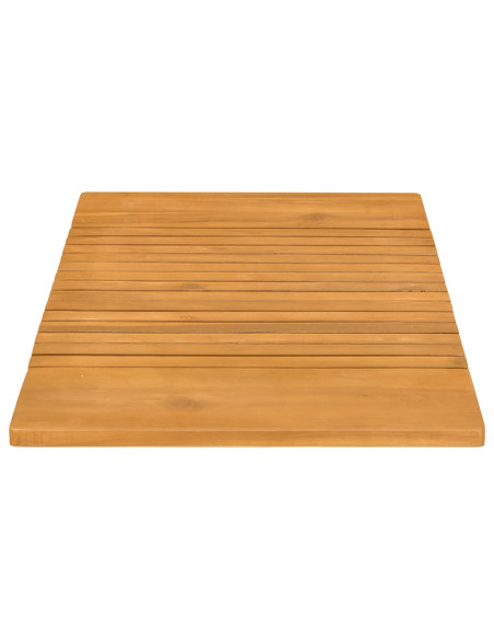 Tappeto da bagno Tinta unita Marrone 59 x 40 cm legno