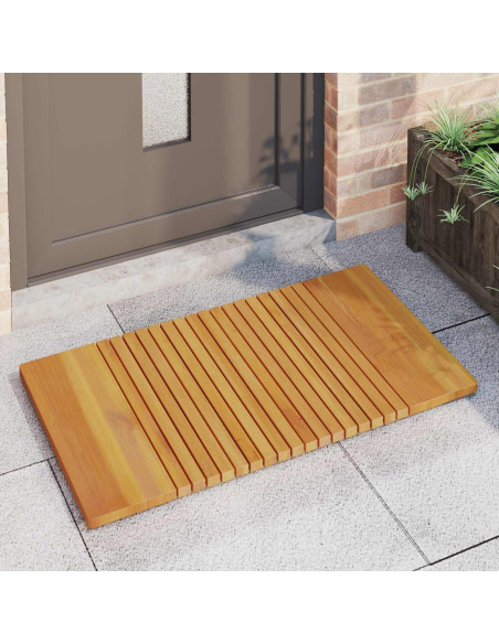 Tappeto da bagno Tinta unita Marrone 100 x 55 cm legno