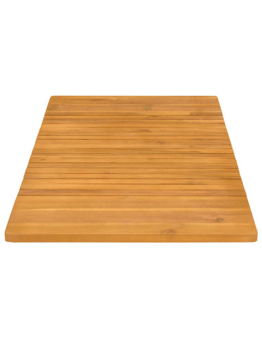 Tappeto da bagno Tinta unita Marrone 100 x 55 cm legno