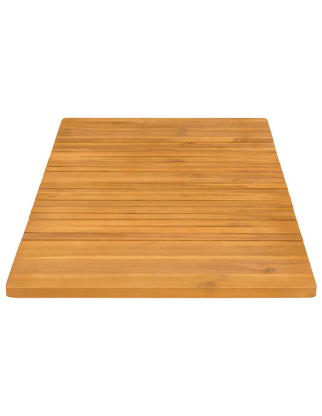 Tappeto da bagno Tinta unita Marrone 100 x 55 cm legno