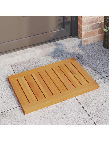 Tappeto da bagno Tinta unita Marrone 60 x 40 cm legno