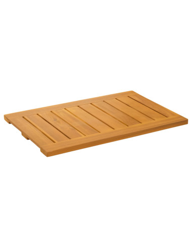 Tappeto da bagno Tinta unita Marrone 60 x 40 cm legno