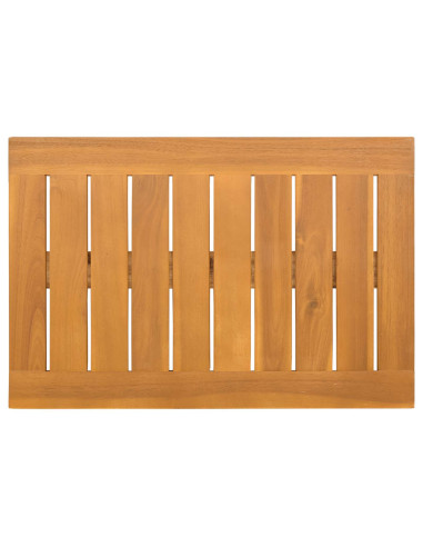 Tappeto da bagno Tinta unita Marrone 60 x 40 cm legno