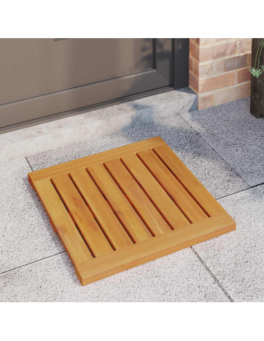 Tappeto da bagno Tinta unita Marrone 50 x 50 cm legno