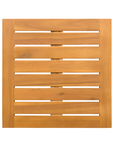 Tappeto da bagno Tinta unita Marrone 50 x 50 cm legno