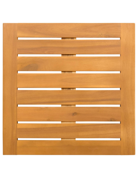 Tappeto da bagno Tinta unita Marrone 50 x 50 cm legno