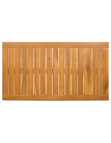 Tappeto da bagno Tinta unita Marrone 100 x 55 cm legno