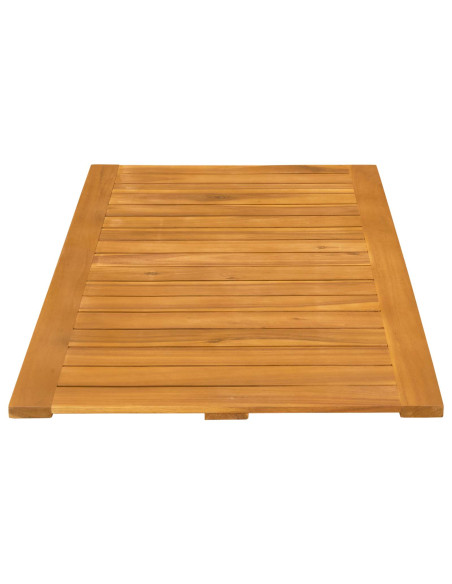 Tappeto da bagno Tinta unita Marrone 100 x 55 cm legno