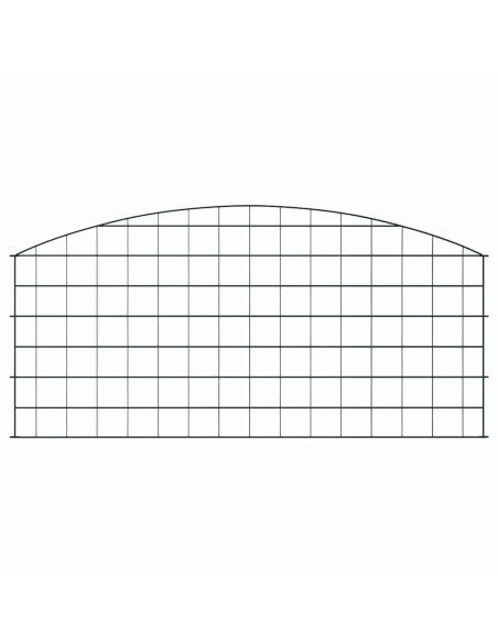Set di Recinzione per Stagno 5 pcs Verde 100 x 50 cm Acciaio