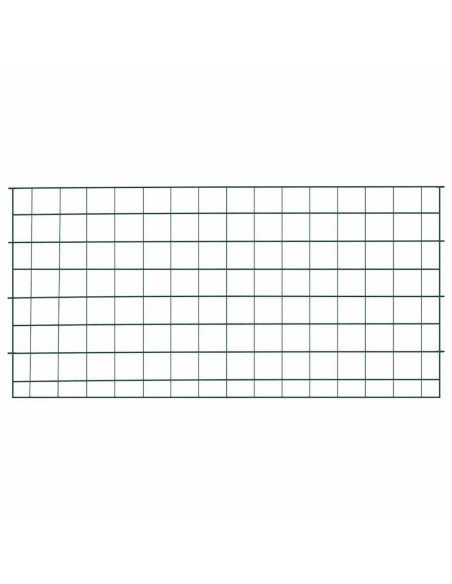 Set di Recinzione per Stagno 5 pcs Verde 100 x 50 cm Acciaio