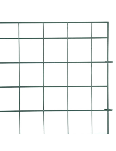 Set di Recinzione per Stagno 5 pcs Verde 100 x 50 cm Acciaio