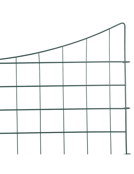 Set di Recinzione per Stagno 5 pcs Verde 100 x 50 cm Acciaio