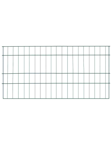 Set di Recinzione per Stagno 5 pcs Verde 100 x 50 cm Acciaio