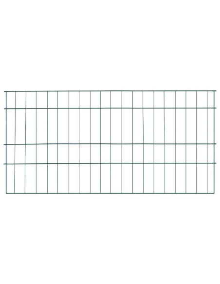 Set di Recinzione per Stagno 5 pcs Verde 100 x 50 cm Acciaio