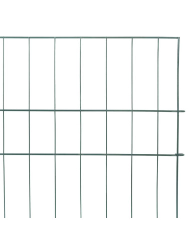 Set di Recinzione per Stagno 5 pcs Verde 100 x 50 cm Acciaio