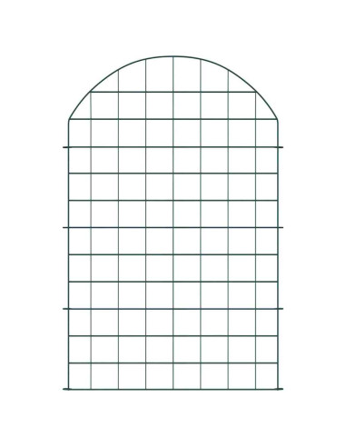 Set di Recinzione per Stagno 8 pcs Verde 50 x 80 cm Acciaio